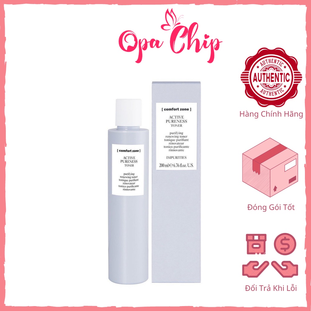 Toner Thanh Lọc Da Active Pureness Toner Comfort Zone 200ml