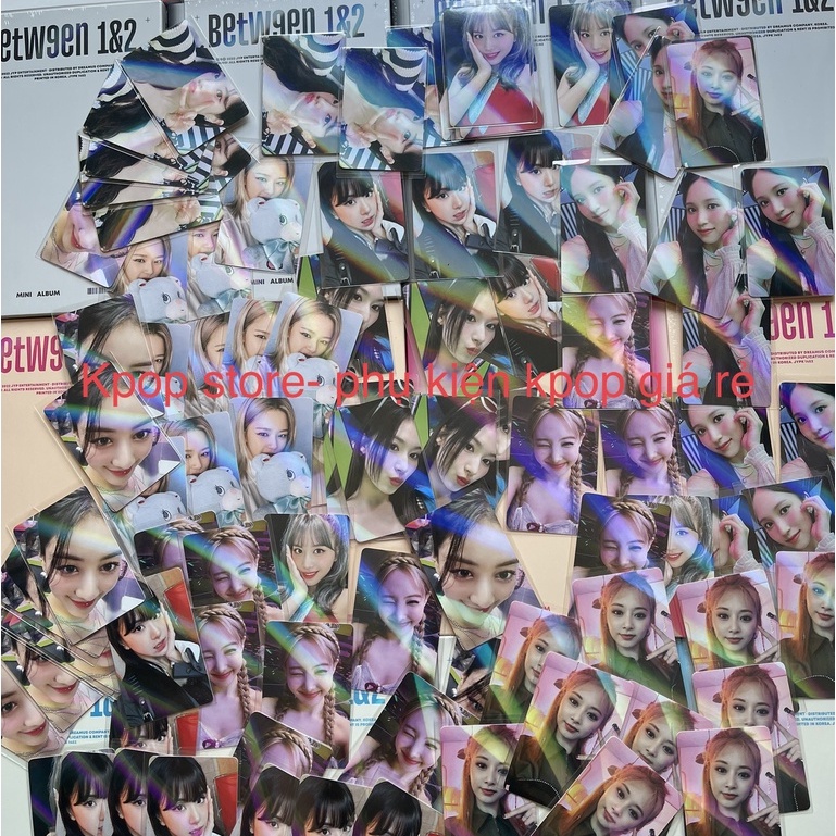 Official Card ảnh TWICE Between 1&2 photocard có sẵn