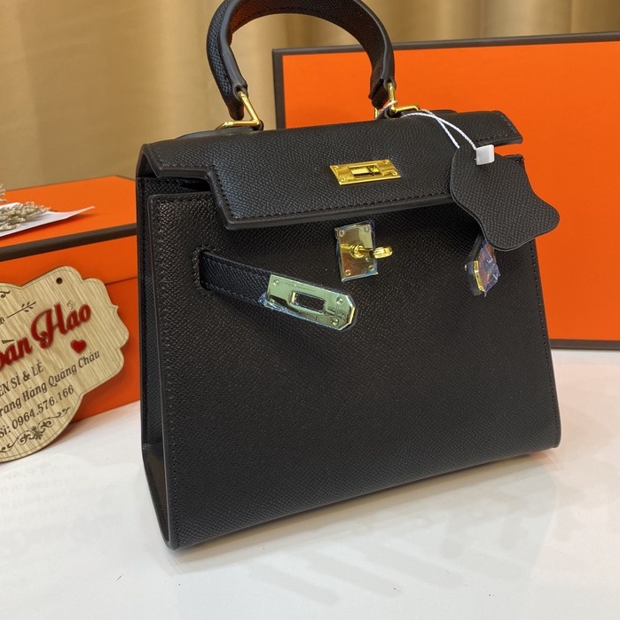 Túi cầm tay đeo chéo sai 25 da đẹp tặng kèm khăn(có hộp)