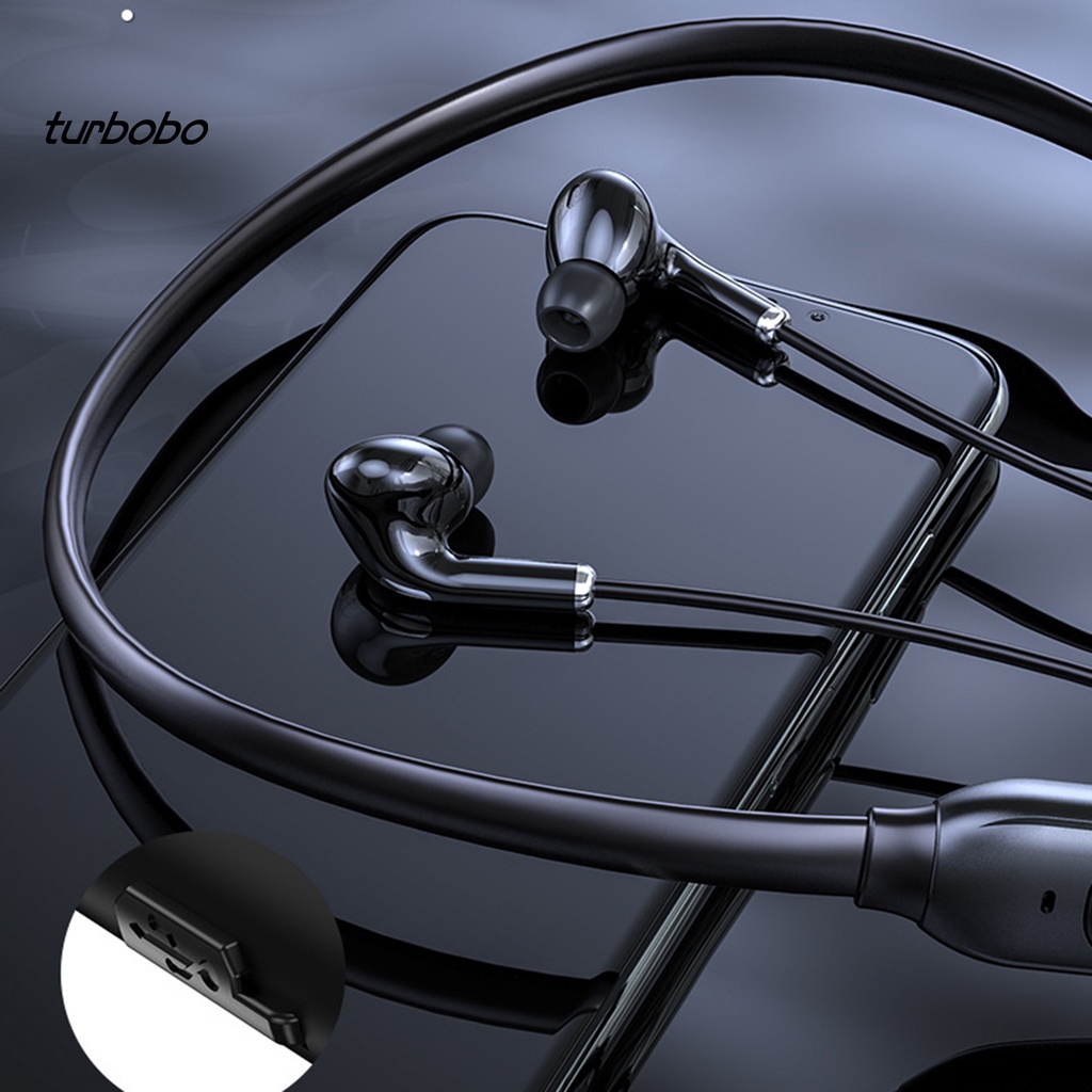 Tai nghe bluetooth 5.1 M60 không dây đeo cổ có khe cắm thẻ nhớ TF tiện dụng kèm phụ kiện