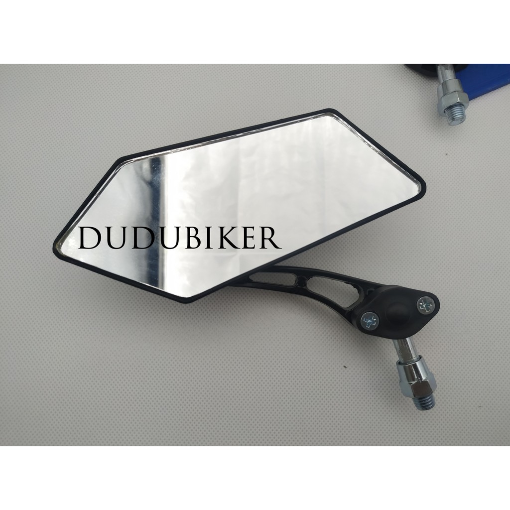 Gương chiếu hậu xe máy giá rẻ mẫu vát FI chân 10li ren xuôi nhiều màu sắc, bền bỉ chắc chắn