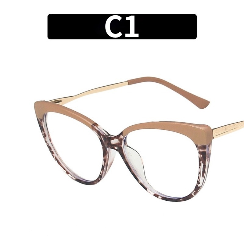 Kính tr90 gọng kim loại chống ánh sáng xanh thời trang cho nữ