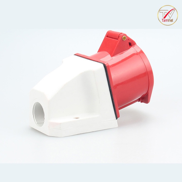 Ổ cắm công nghiệp cố định Tâm Việt, ổ cắm điện 32A 3 pha 4 chấu 380V