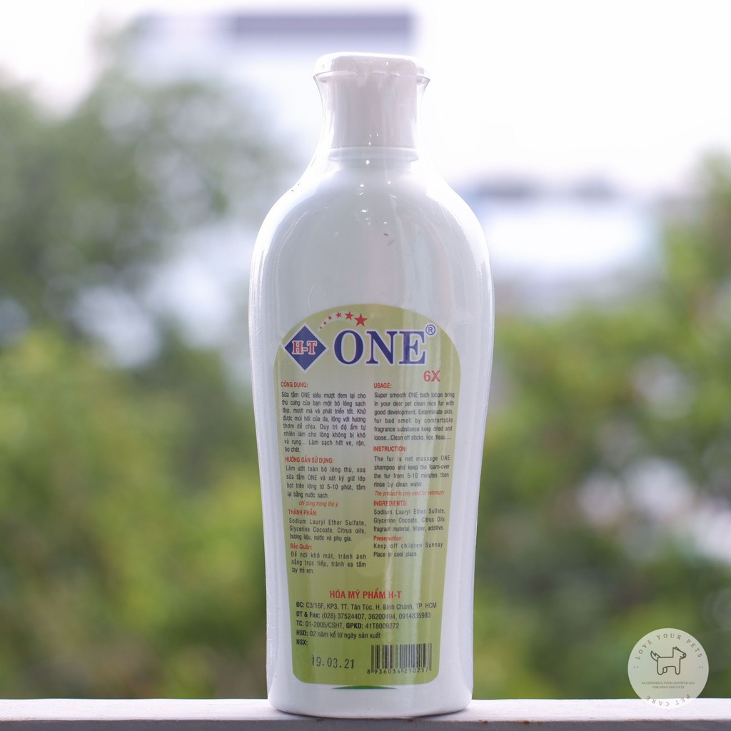 One 6x sữa tắm chó siêu mượt 550ml