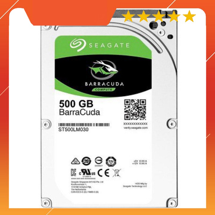 XẢ KHO - BÁN VỐN XẢ KHO -  Ổ CỨNG HDD LAPTOP SEAGATE BARRACUDA 500Gb CHÍNH HÃNG VIỄN SƠN BTC01 KJGHFUROT9578