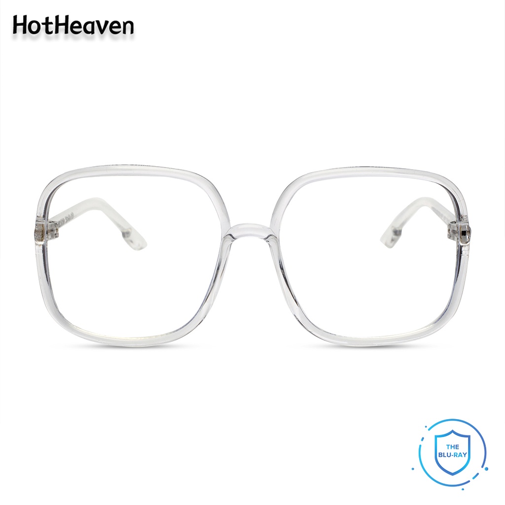 Mắt Kính Gọng Vuông Màu Trắng Chống Bức Xạ Ánh Sáng Xanh Thời Trang Cho Nam Và Nữ