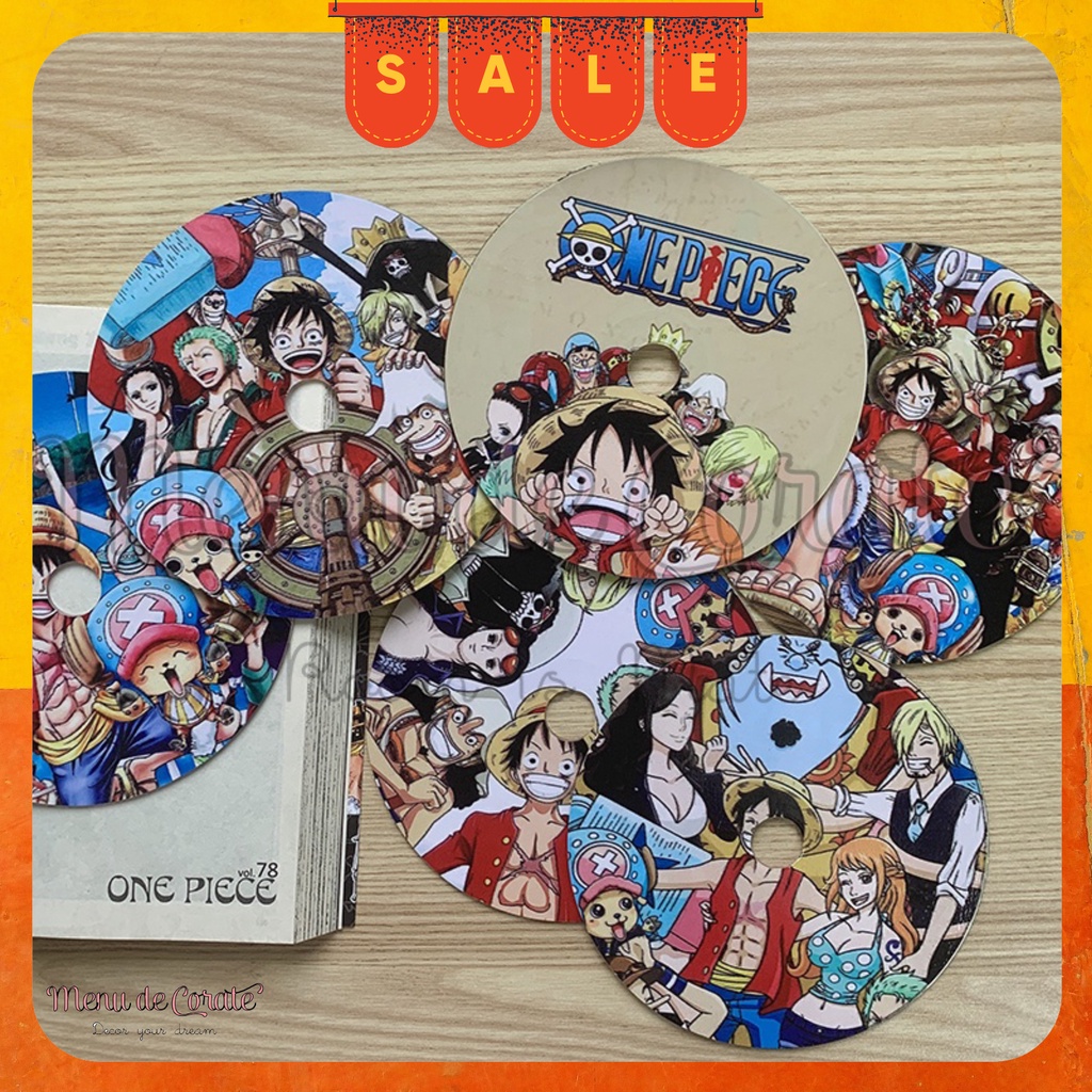 Set đĩa CD decor nhân vật hoạt hình  💿 TẶNG KÈM QUÀ XINH 📀 ghi được MV, video lưu niệm