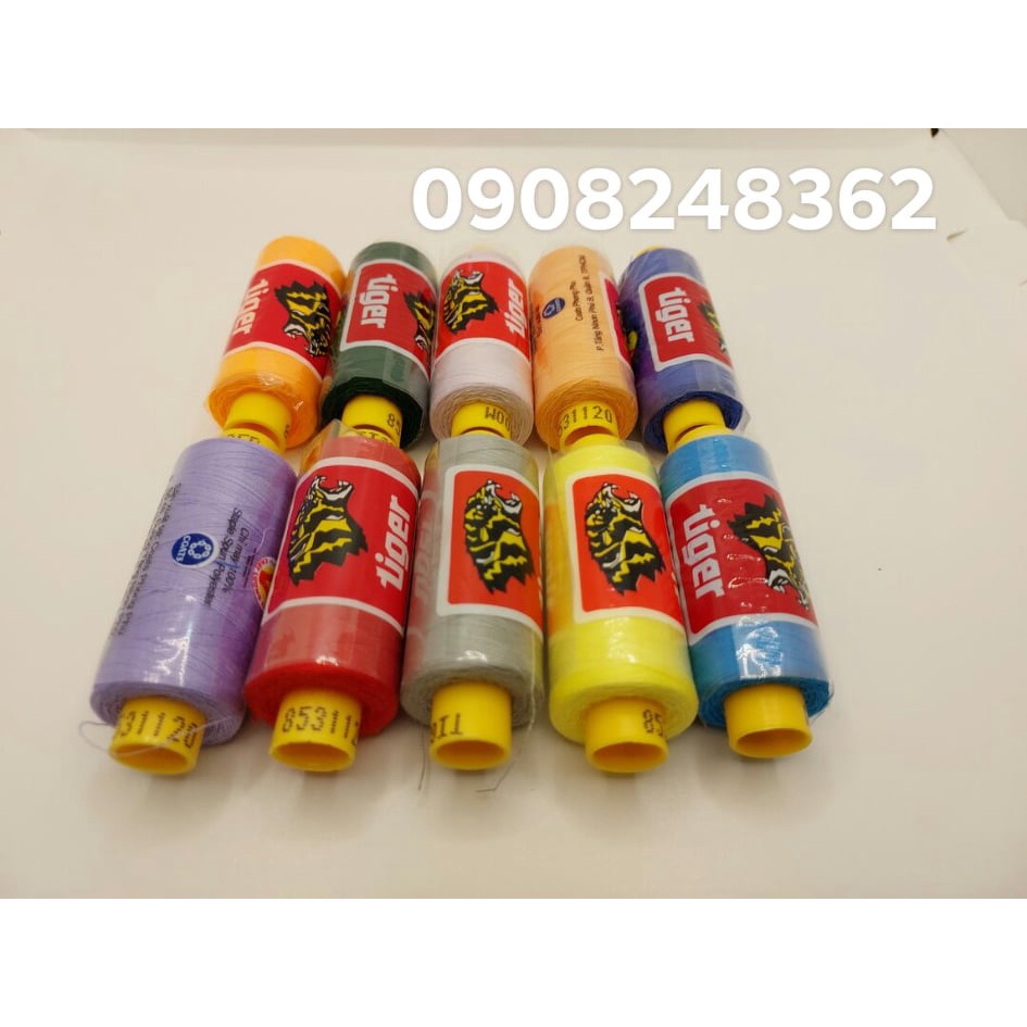 Lố chỉ 10 cuộn nhiều màu tiger 400m