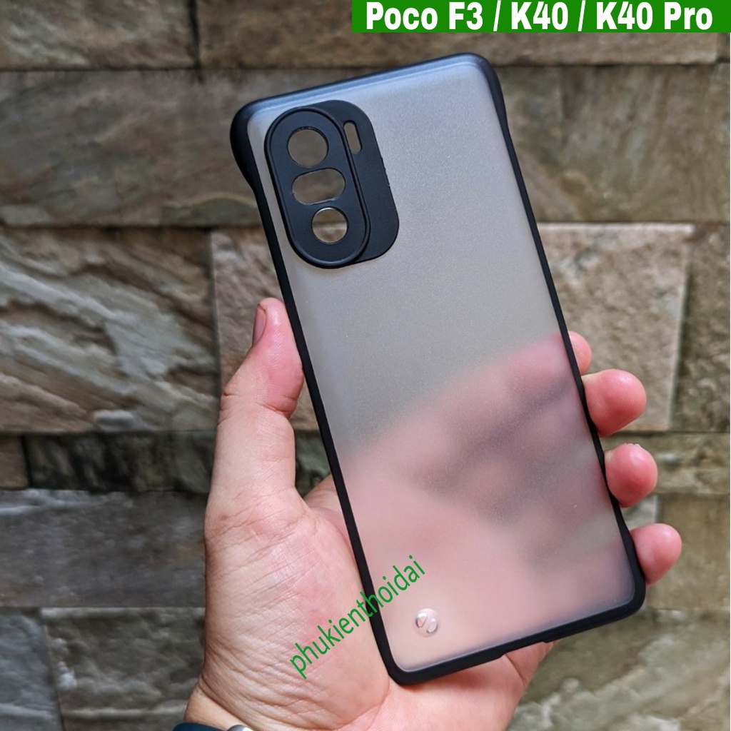 ỐP REDMI K40 / K40 PRO / POCO F3 NHÁM MỜ SIÊU MỎNG NỬA CẠNH