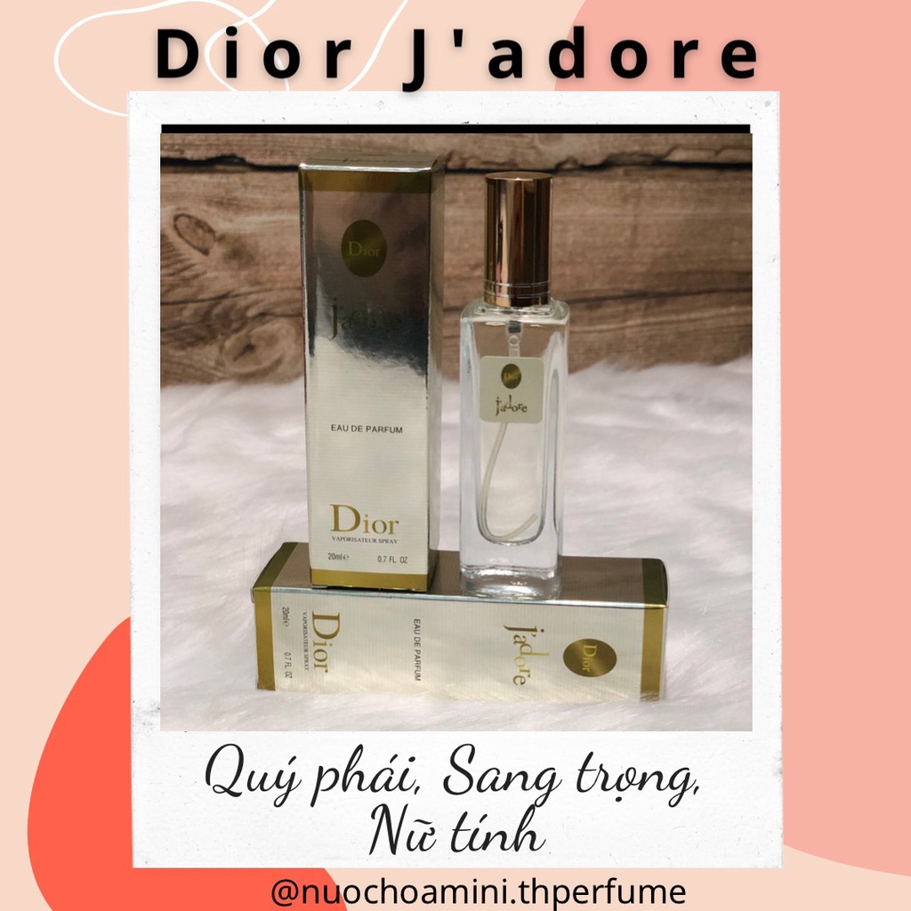 Nước hoa nữ D.io.r Jadore 20ml - Hương thơm hoa cỏ nhẹ nhàng