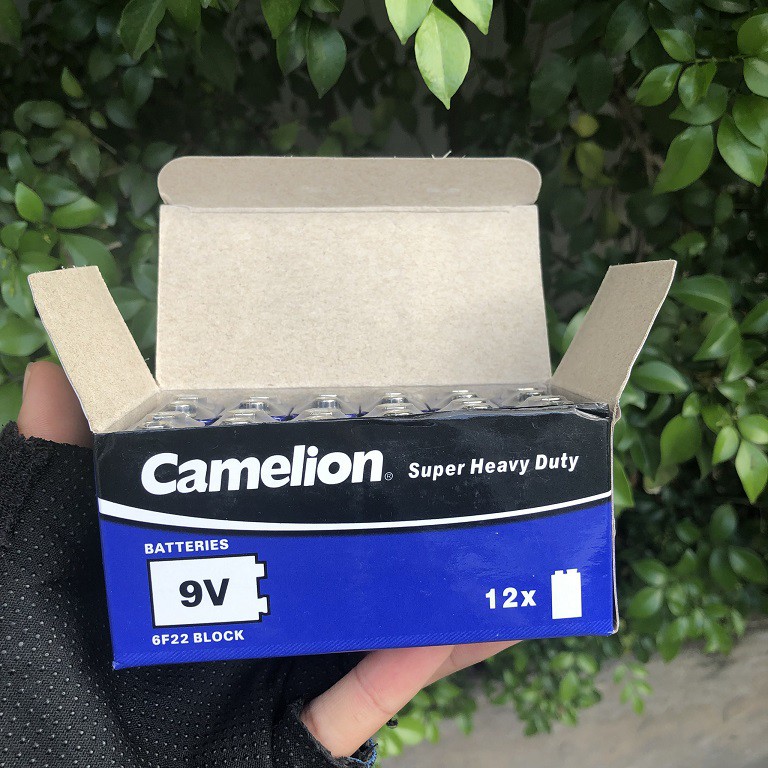 Pin 9V Vuông Camelion - Hộp 12 Viên