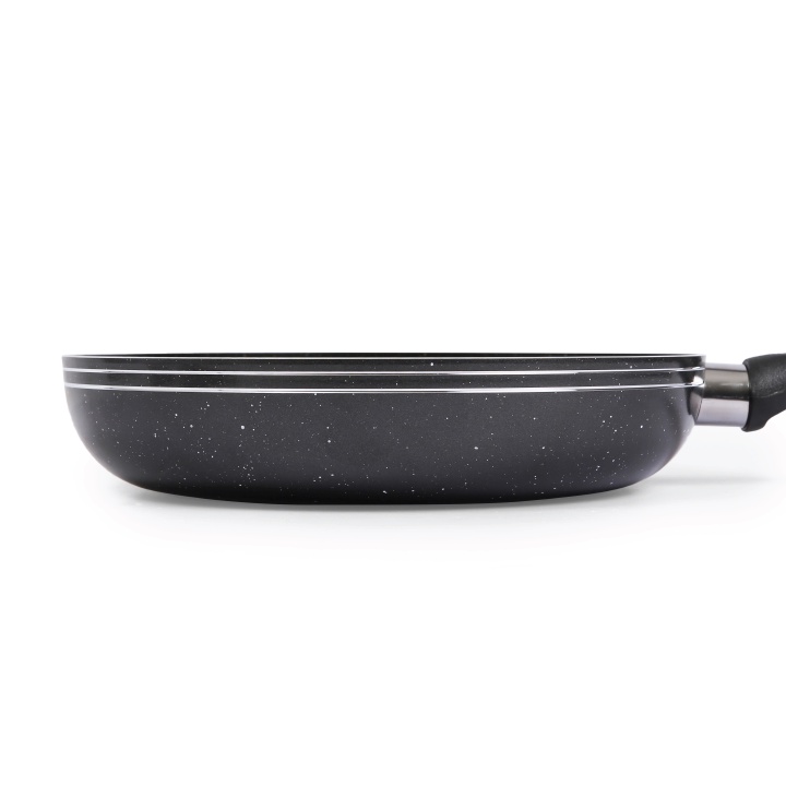 Chảo chống dính đáy từ vân đá SUPO 30 Cm tay cầm chịu nhiệt, cháo đáy từ vân đá tự nhiên tăng độ bền, giảm mài mòn