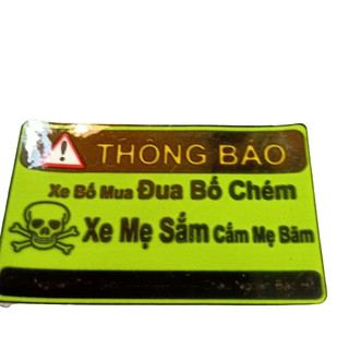 Tem dán xe máy ô tô xe đạp điện