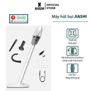 Máy hút bụi cầm tay mini JIASHI hút bụi giường, ô tô không dây lực hút 12000PA hút liên tục 20 phút Full phụ kiện MHB03