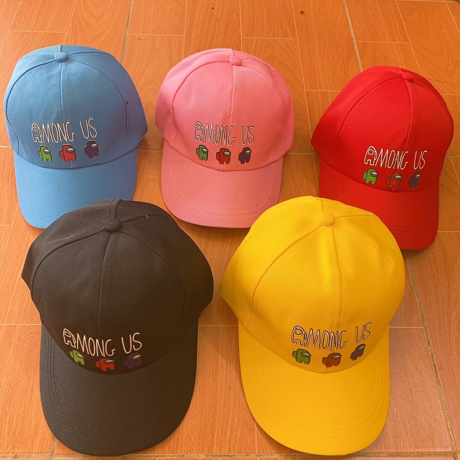 Mũ Game Among Us [ HÀNG IN CỰC CHẤT ] Chất Liệu Kaki Dành Cho Cả Nam Và Nữ