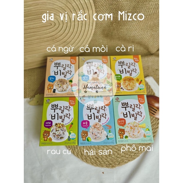 Gia vị rắc cơm MIZCO Hàn Quốc