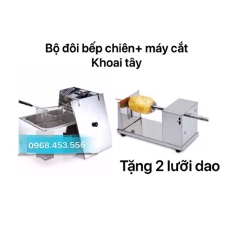 [FREESHIP 99K]_BỘ ĐÔI BẾP CHIÊN+KHOAI TÂY LỐC XOÁY