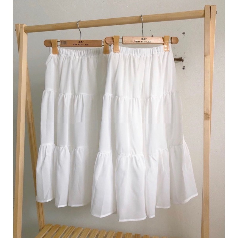 [Mã FATHANG5 giảm 10K đơn 50K]  CHÂN VÁY VOAN ( ẢNH THẬT)