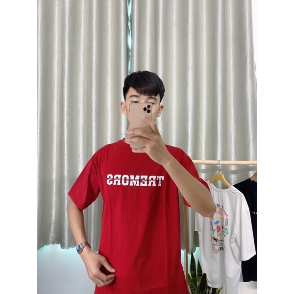 Áo phông 3158 cotton khô from rộng tay lỡ đơn giản nhiều màu sắc dễ mặc giao ngẫu nhiên