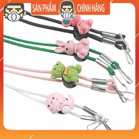 Dây đeo khẩu trang Hàn Quốc hình thú cho bé, chống rơi khẩu trang