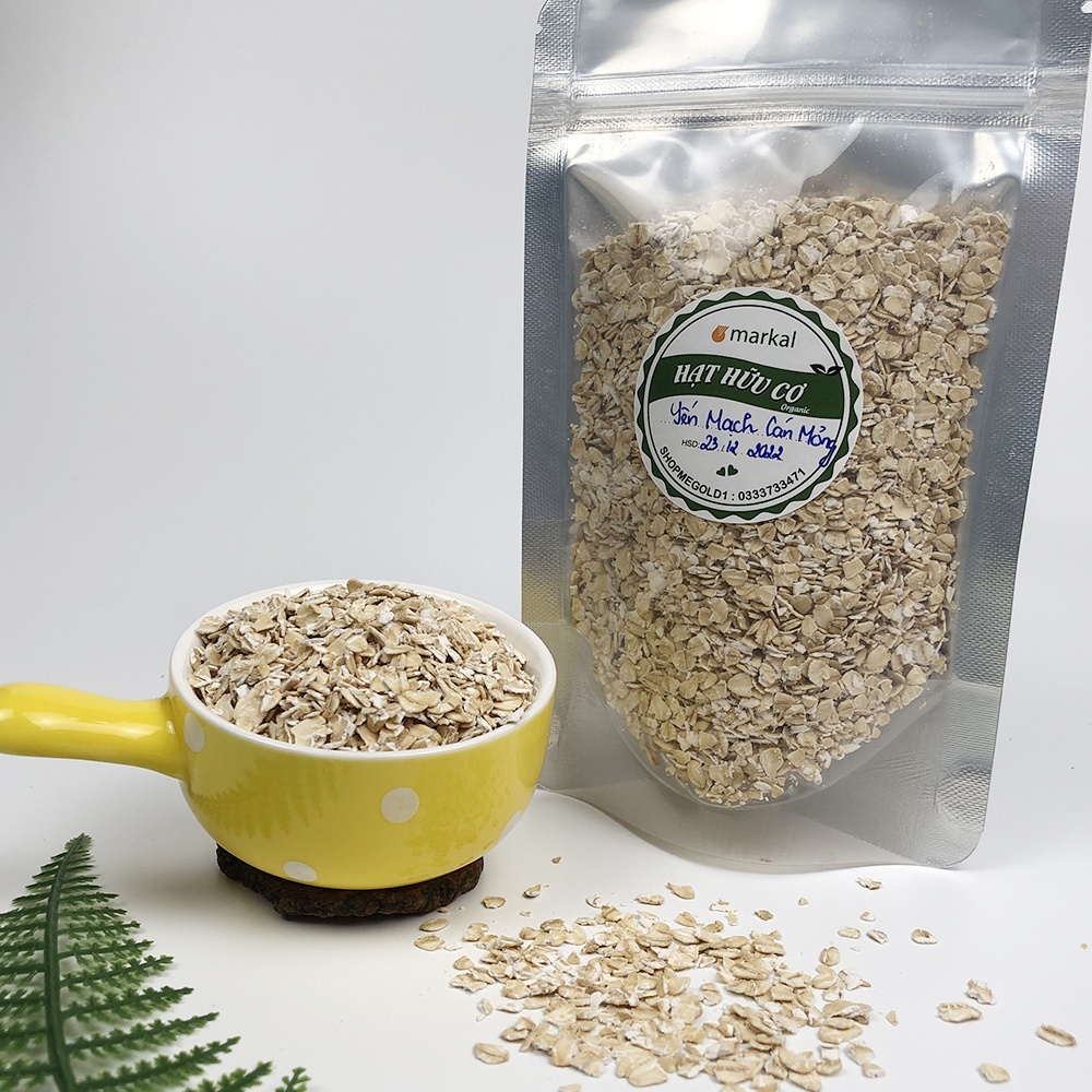 Yến Mạch Cho Bé Ăn Dặm, Yến Mạch Hữu Cơ Markal Organic Gói Chia Nhỏ 50gr 100gr 500gr Tiện Lợi Cho Bé