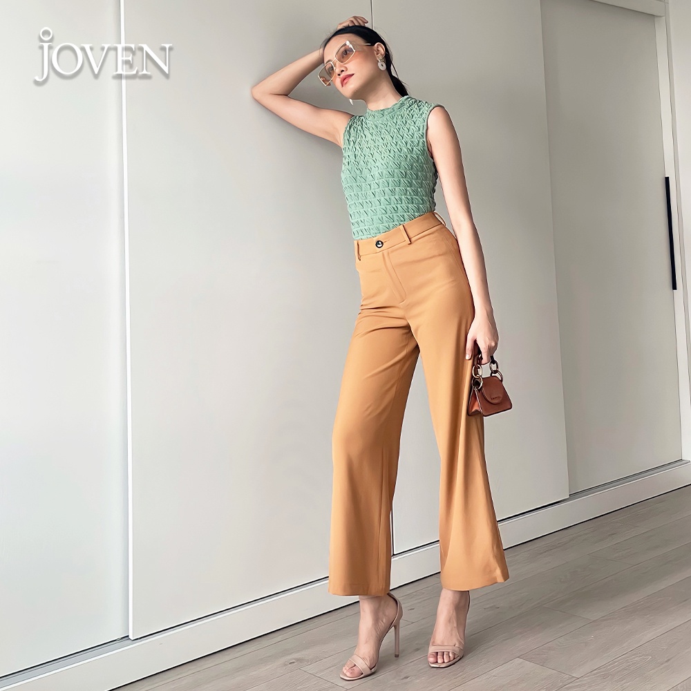 Áo thun xốp cổ cao sát nách JOVEN
