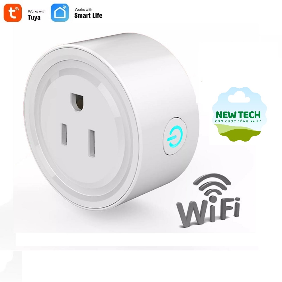 Ổ Cắm Wifi  Hẹn giờ Thông Minh App Smart Life/ Ewelink 10A , điều khiển bằng giọng nói  Google &amp; Alexa