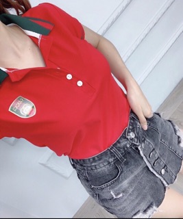 Áo thun thái cổ bẻ