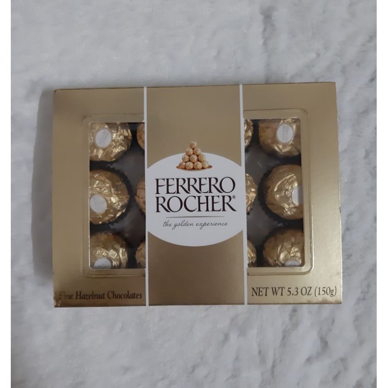 Socola Nhân Hạt Dẻ Ferrero Rocher 12 viên