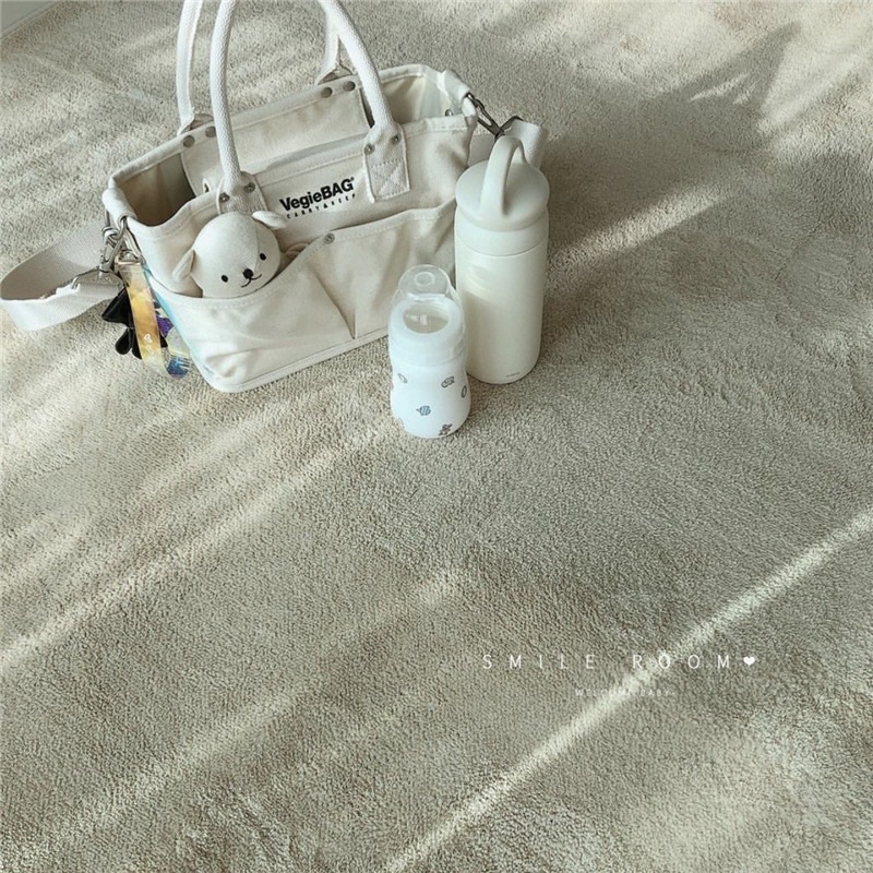 Túi Xách Balo Bỉm Sữa Cho Mẹ Và Bé Vegiebag Đa Năng phong cách Hàn Quốc hàng cao cấp