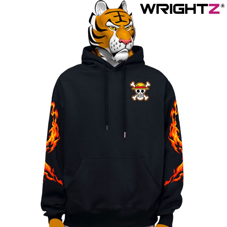 Áo hoodie anime Wrightz luffy sanji zoro One Piece đảo hải tặc manga unisex oversize form rộng thời trang đường phố