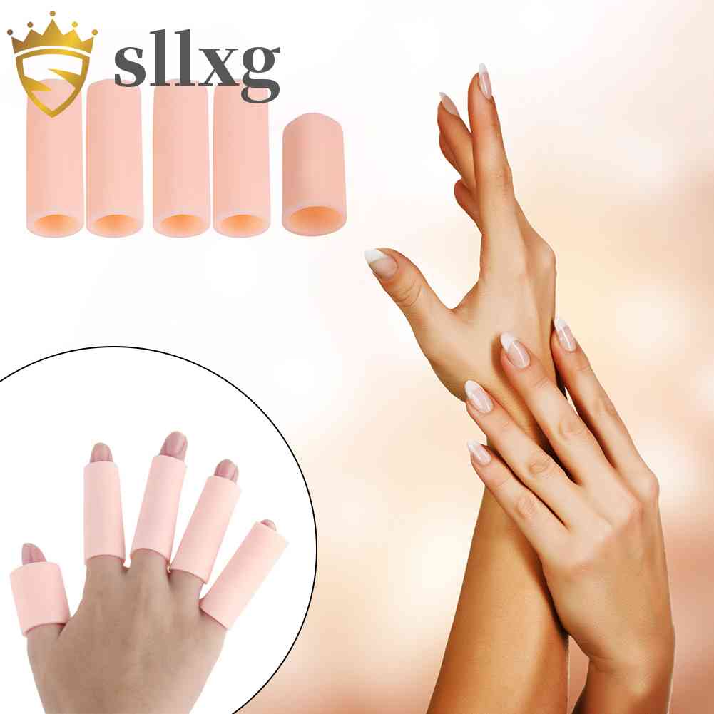 Bộ 5 Nắp Gel Bảo Vệ Ngón Tay Dưỡng Ẩm Chống Nứt Nẻ