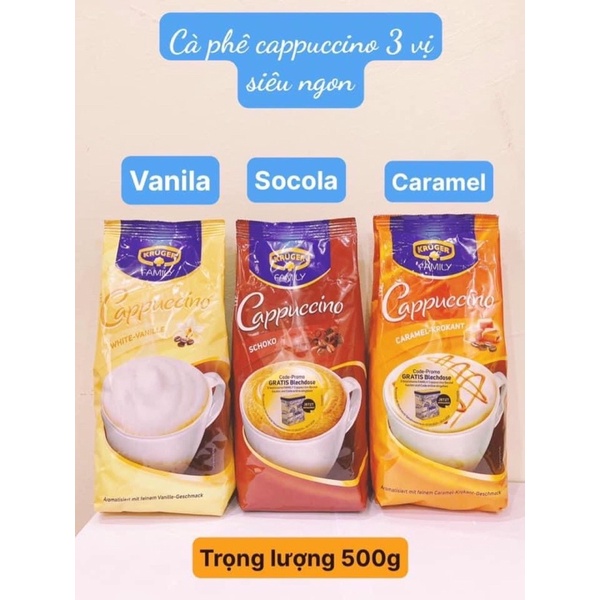 Cà phê Capuchino 500g Đức