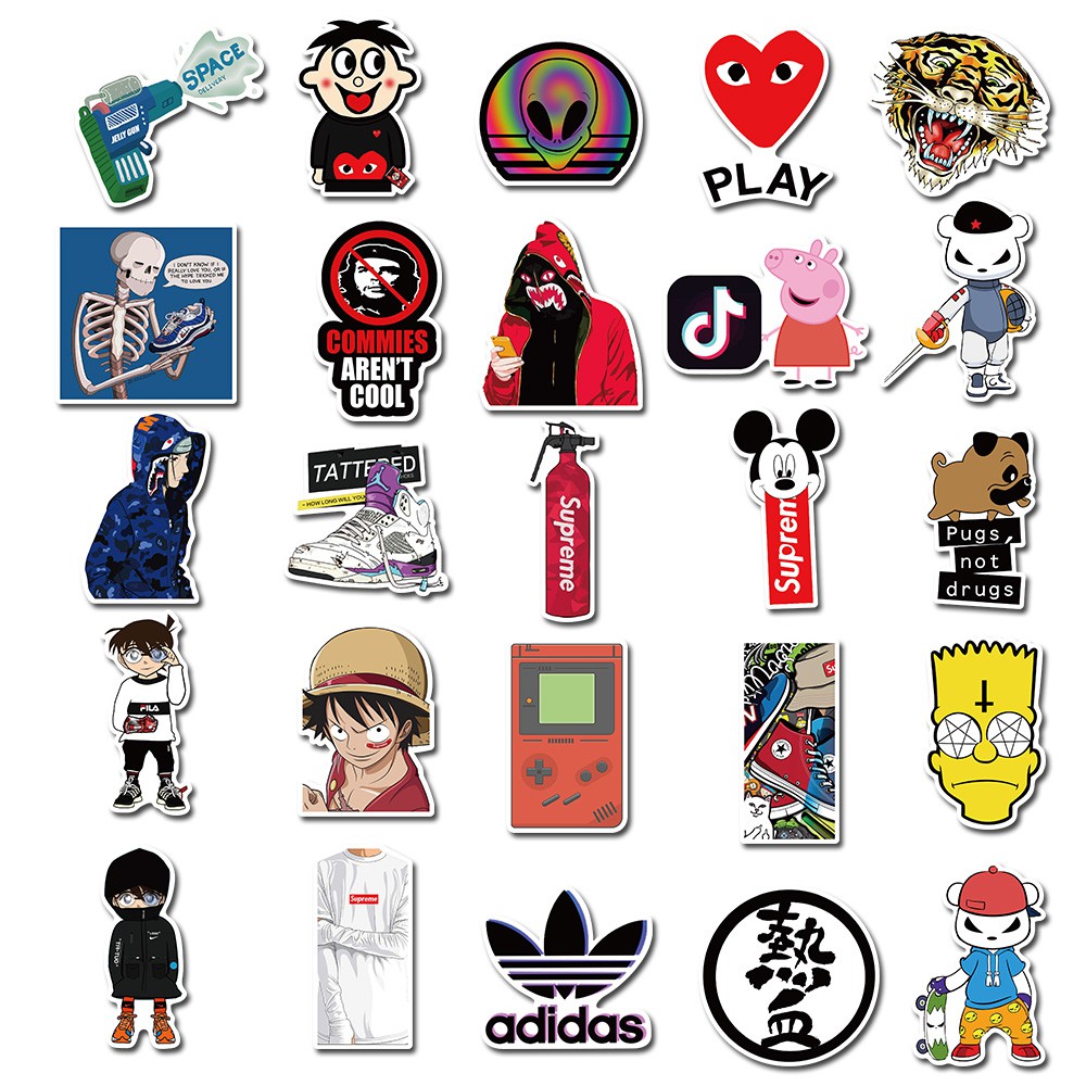 150 Miếng Dán Logo Chống Thấm Nước Cho Xe Hơi, Điện Thoại Laptop Xe Đạp | BigBuy360 - bigbuy360.vn