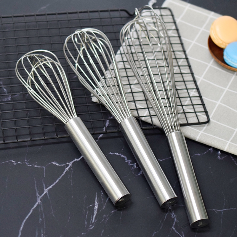 Set 3 Dụng Cụ Đánh Trứng Bằng Thép Không Gỉ