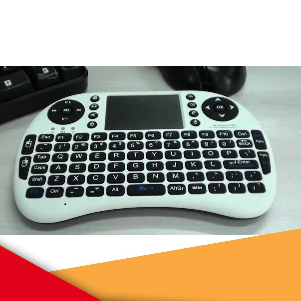 GIA BAT NGO  BÀN PHÍM KIÊM CHUỘT KHÔNG DÂY MINI UKB 500-RF CÓ LED HOT | BigBuy360 - bigbuy360.vn