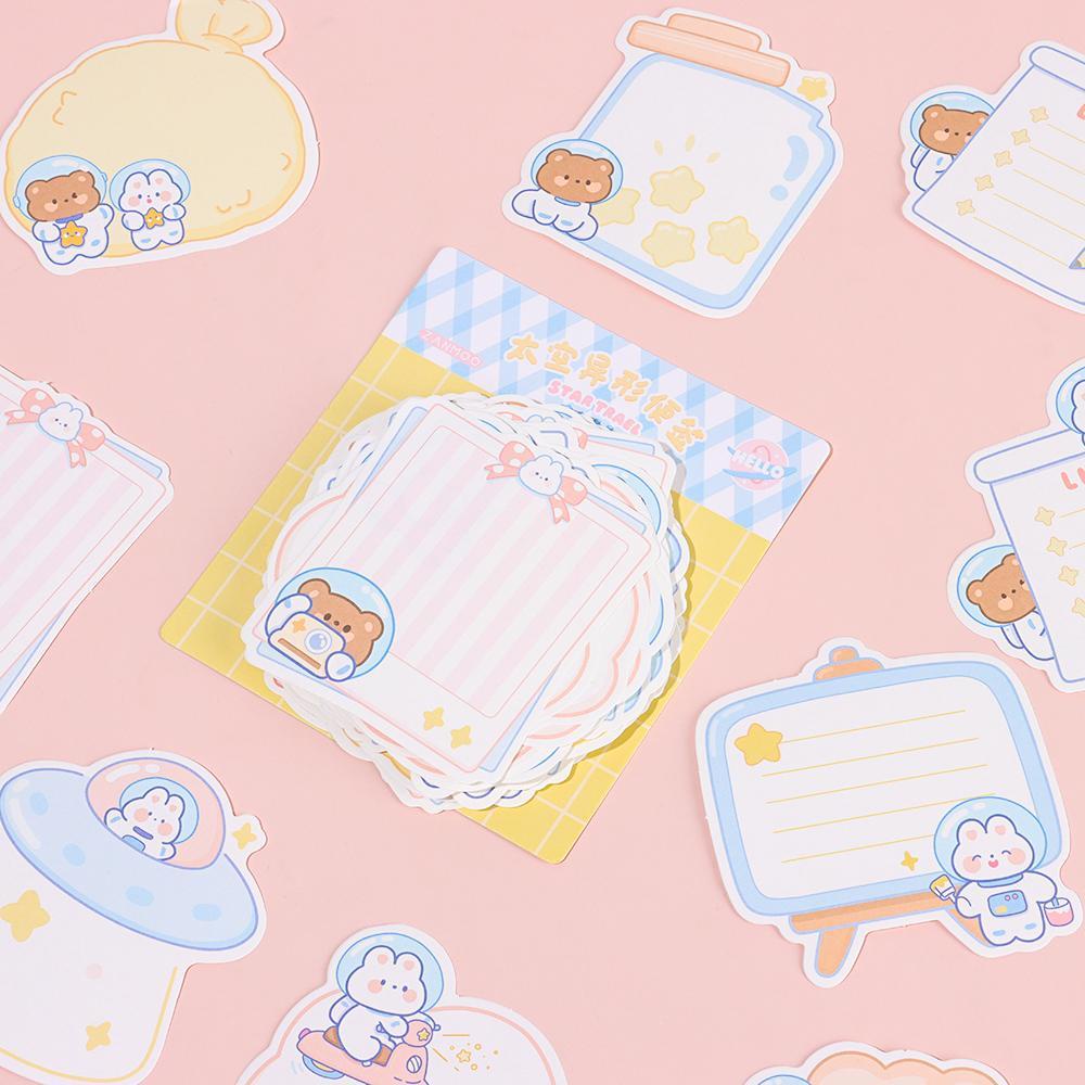 Set 100 Tờ Miếng Dán Note DIY Họa Tiết Sáng Tạo