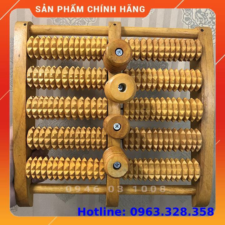 Bàn Lăn Chân Gỗ, Bàn Mát Xa Chân Bằng Gỗ 5 Hàng Loại 1, Giá Xưởng -