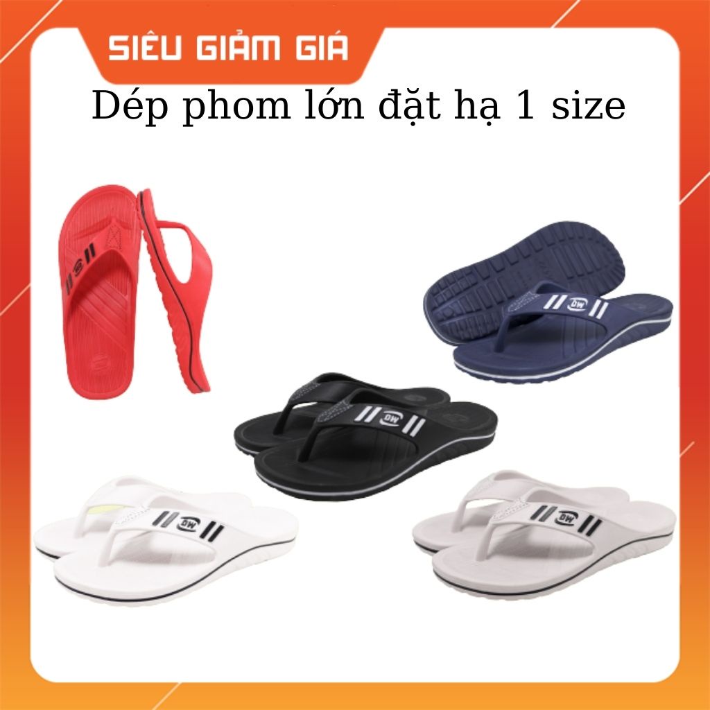 Dép xỏ ngón Nam nữ, Dép kẹp đúc Nam Nữ DUWA, DH093-1, đế cao su non đúc nguyên khối siêu êm, siêu nhẹ, màu thời trang