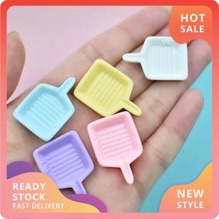 YOU-d 5Pcs Dollhouse Resin Simulation Miniature Bakeware Tray DIY Decor Accessories