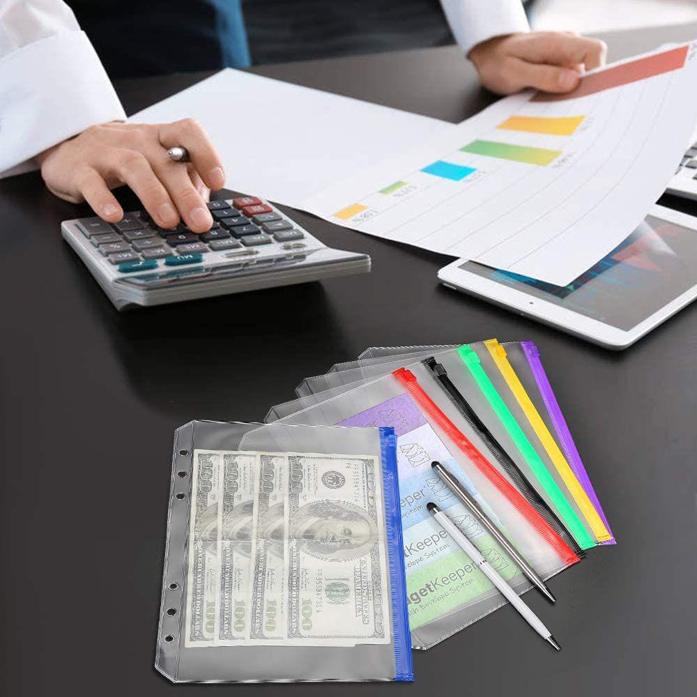 Set 6 Túi Lưới Đựng Tài Liệu 6 Vòng Tiện Lợi