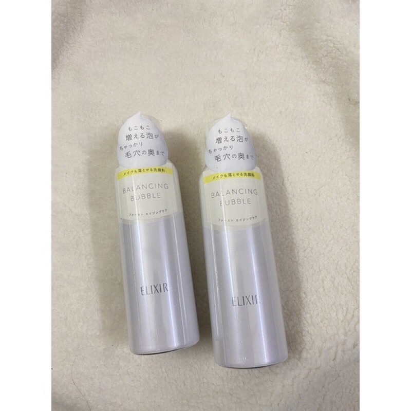 Sữa rửa mặt Shiseido Balancing Bubble Elixir 165g  kiêm tẩy trang