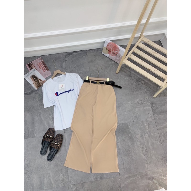 [Rẻ Vô Địch] Siêu phẩm sét bộ  champion cực hót về hàng Kèm dây đai sịn sò ạ Áo chất cotton tàu cao cấp l1 Quần