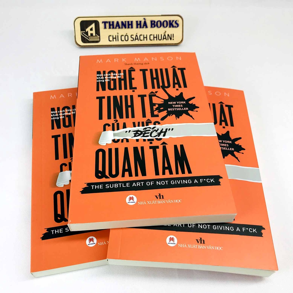 Sách - Nghệ thuật tinh tế của việc đếchin quan tâm - Mark Manson - Thanh Hà Books HCM