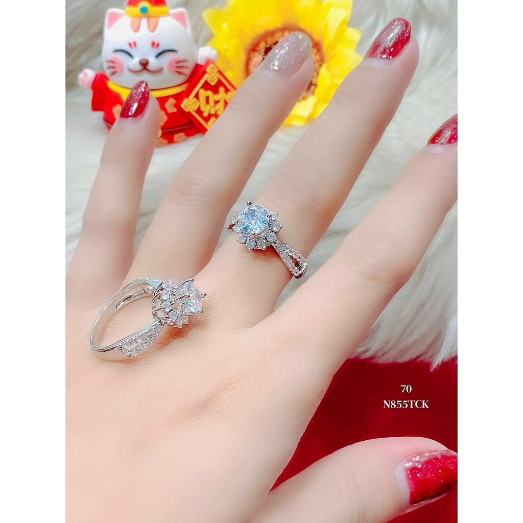 Nhẫn nữ UHA mạ vàng 18k đính đá CZ - Trang Sức UHA N855