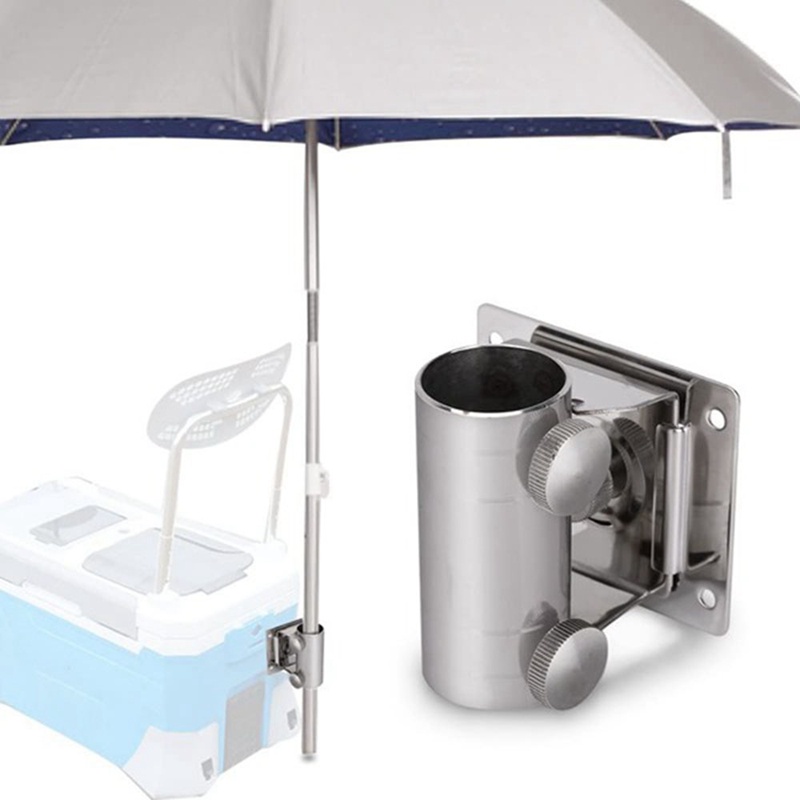 Giá Đỡ Dù Gắn Ban Công Bằng Thép Không Gỉ Có Thể Điều Chỉnh