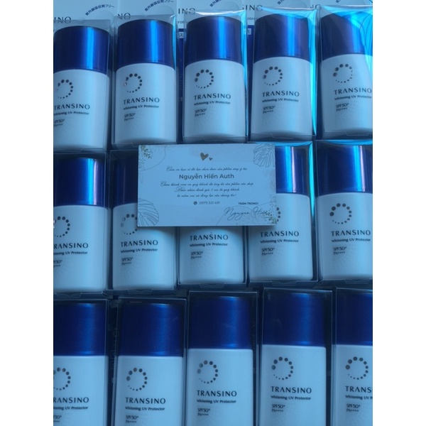 Kem Chống Nắng Trắng Da Transino Whitening UV Protector SPF50+ PA++++ của nhật