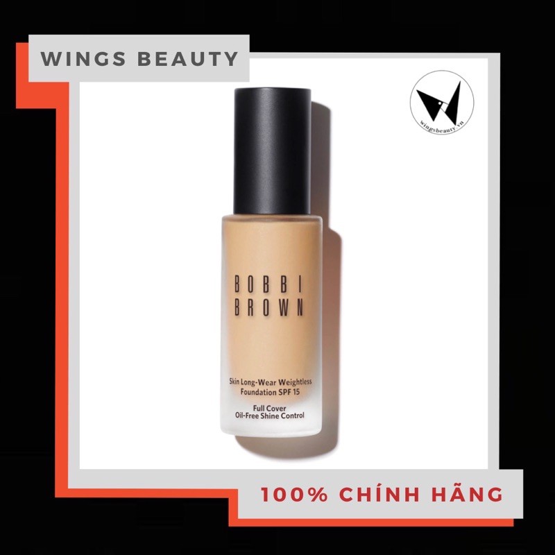 BOBBI BROWN - Kem nền Skin Longwear Weightless Foundation SPF 15 PA++