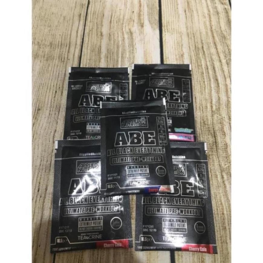 Abe Sample Abe Gói Thử Tăng sức Mạnh Sức Bền Trong Tập luyện Applied Nutrition ABE Pre workout 1 lần dùng (11 Gram) - Uk