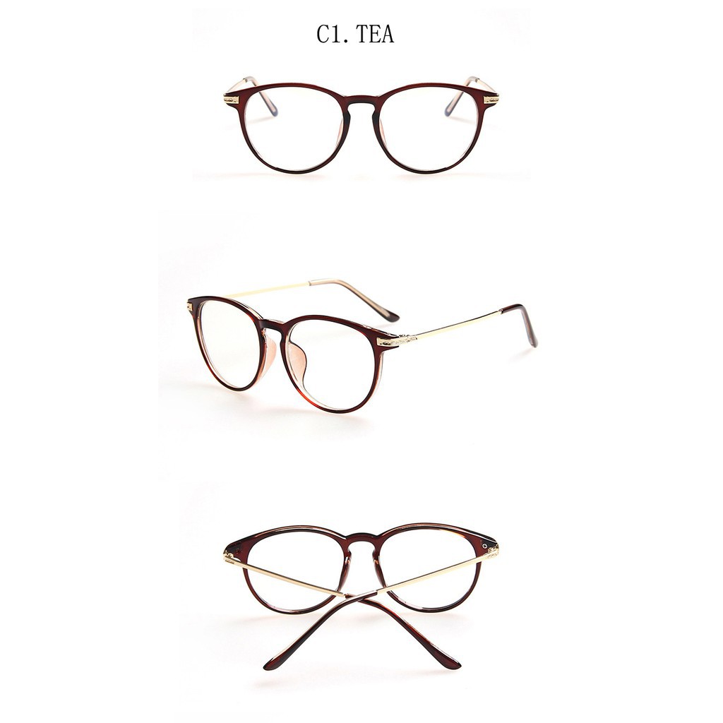 Kính mắt gọng kim loại kiểu dáng cổ điển thời trang balo local brand | BigBuy360 - bigbuy360.vn